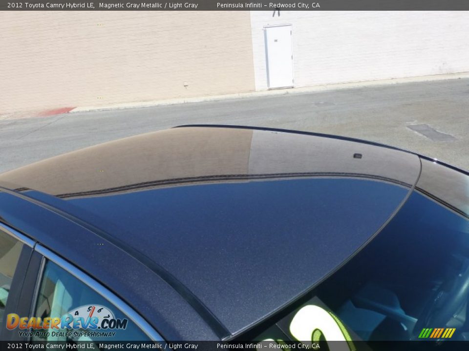 2012 Toyota Camry Hybrid LE Magnetic Gray Metallic / Light Gray Photo #14