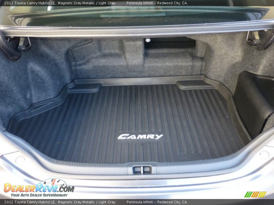 2012 Toyota Camry Hybrid LE Magnetic Gray Metallic / Light Gray Photo #21