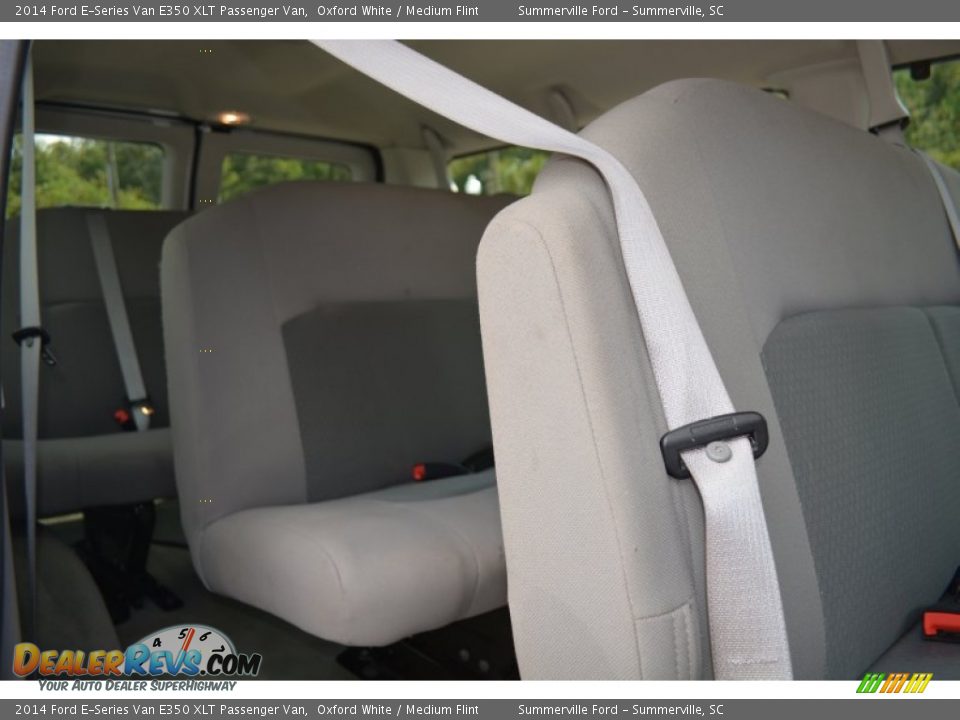2014 Ford E-Series Van E350 XLT Passenger Van Oxford White / Medium Flint Photo #14