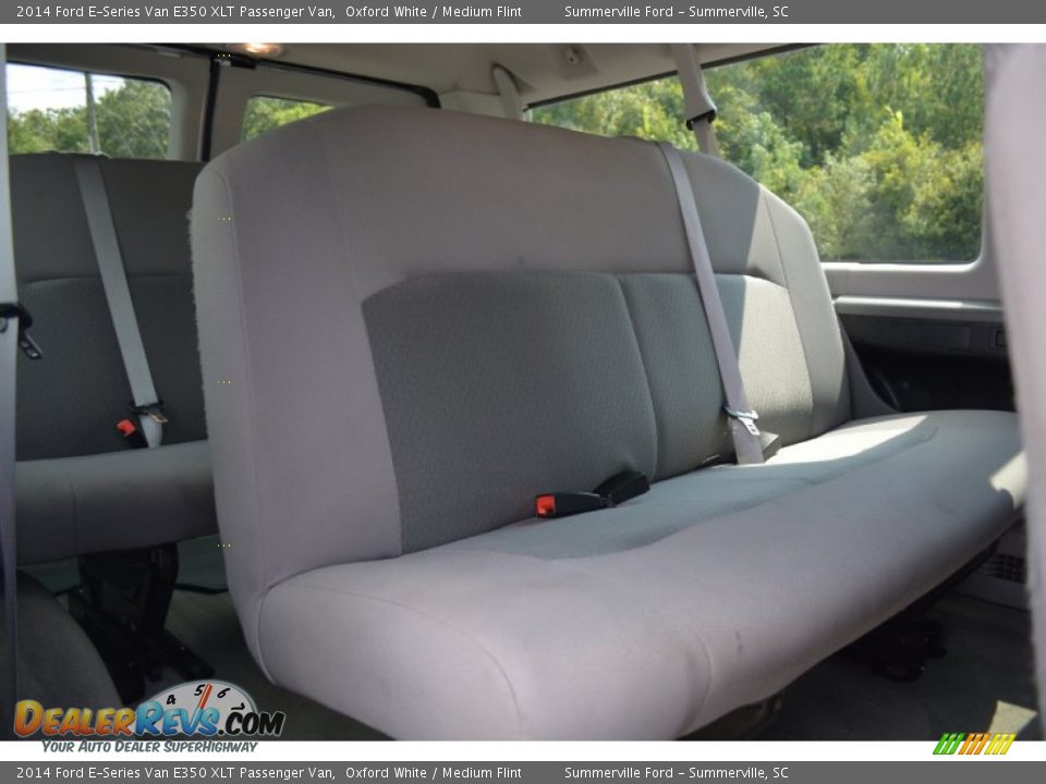 2014 Ford E-Series Van E350 XLT Passenger Van Oxford White / Medium Flint Photo #15