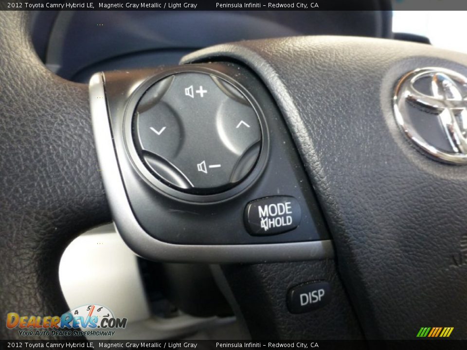 2012 Toyota Camry Hybrid LE Magnetic Gray Metallic / Light Gray Photo #29