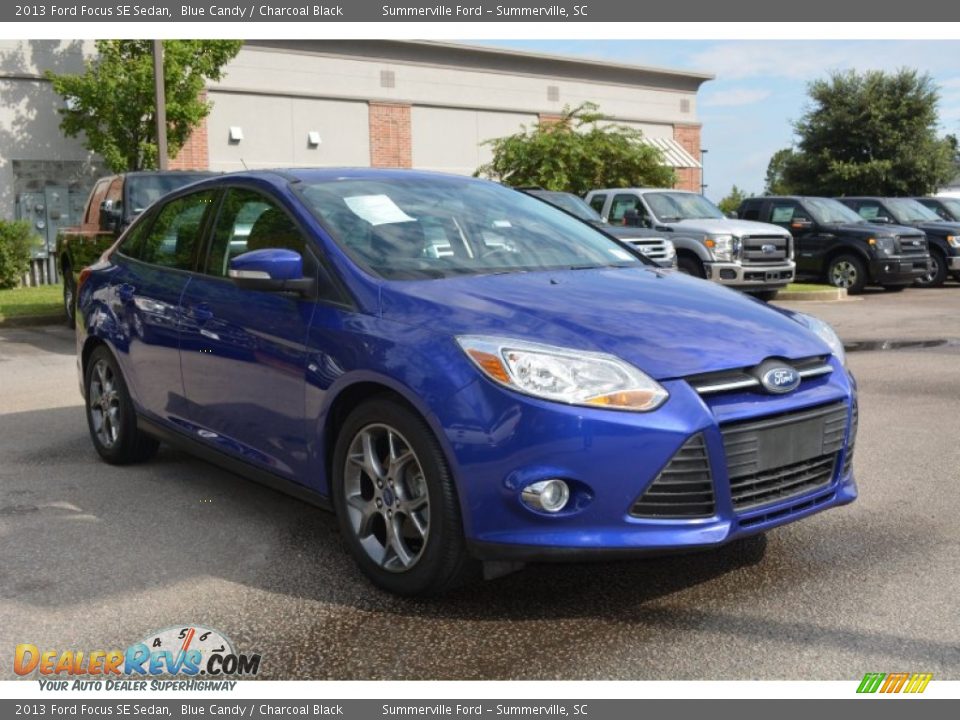 2013 Ford Focus SE Sedan Blue Candy / Charcoal Black Photo #1