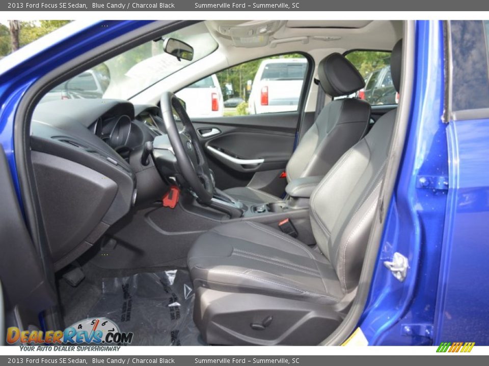 2013 Ford Focus SE Sedan Blue Candy / Charcoal Black Photo #15