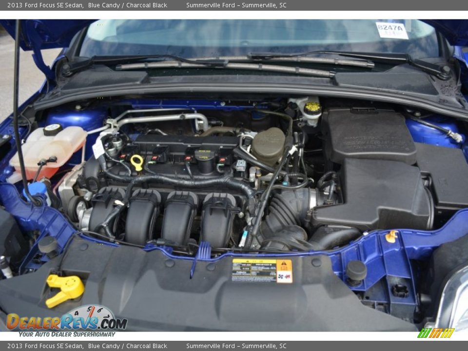 2013 Ford Focus SE Sedan Blue Candy / Charcoal Black Photo #19