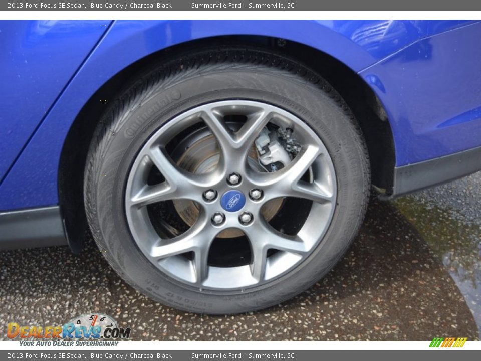 2013 Ford Focus SE Sedan Blue Candy / Charcoal Black Photo #20