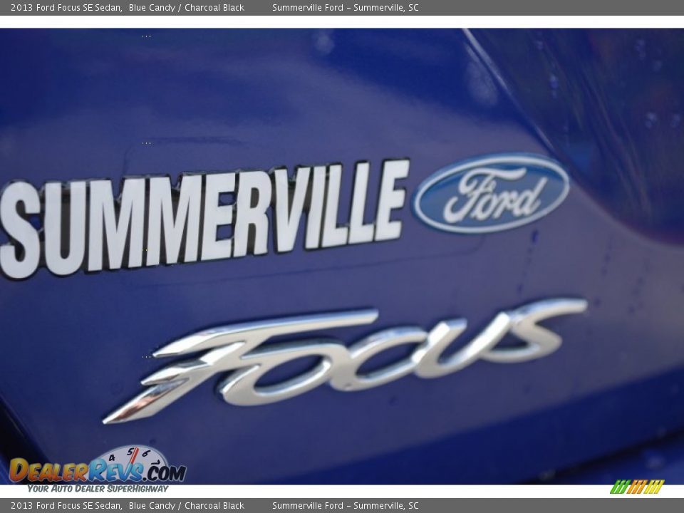2013 Ford Focus SE Sedan Blue Candy / Charcoal Black Photo #23
