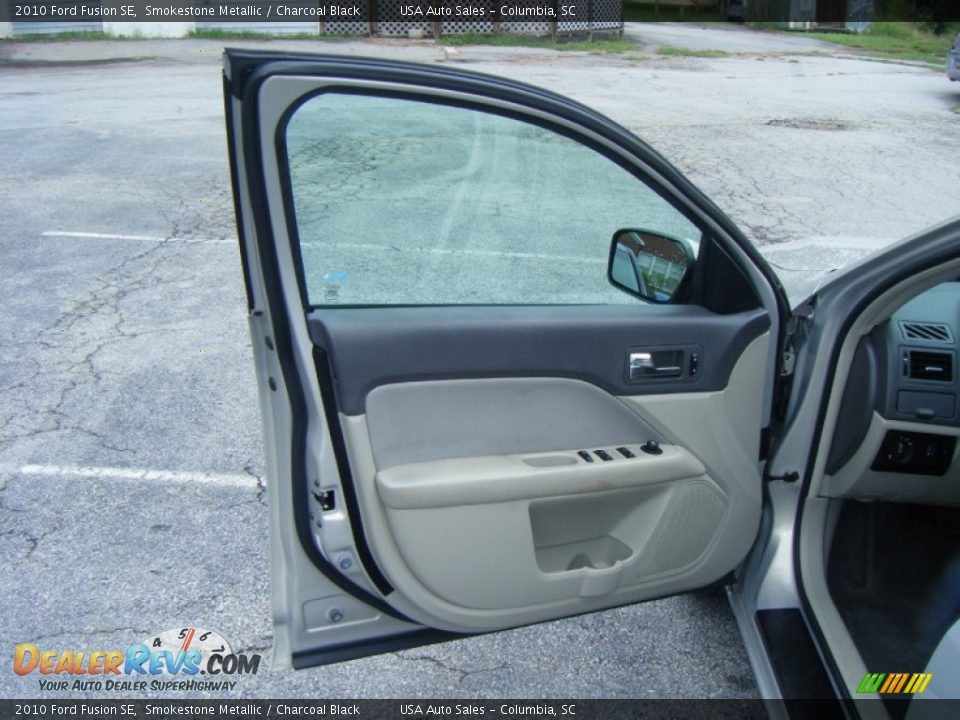 2010 Ford Fusion SE Smokestone Metallic / Charcoal Black Photo #9