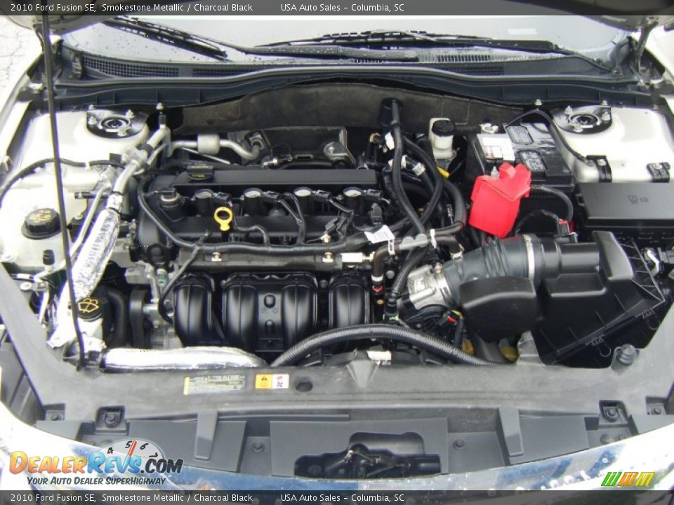 2010 Ford Fusion SE Smokestone Metallic / Charcoal Black Photo #20