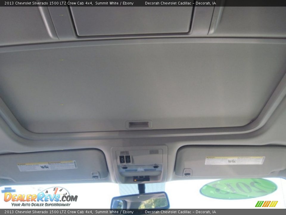 2013 Chevrolet Silverado 1500 LTZ Crew Cab 4x4 Summit White / Ebony Photo #11