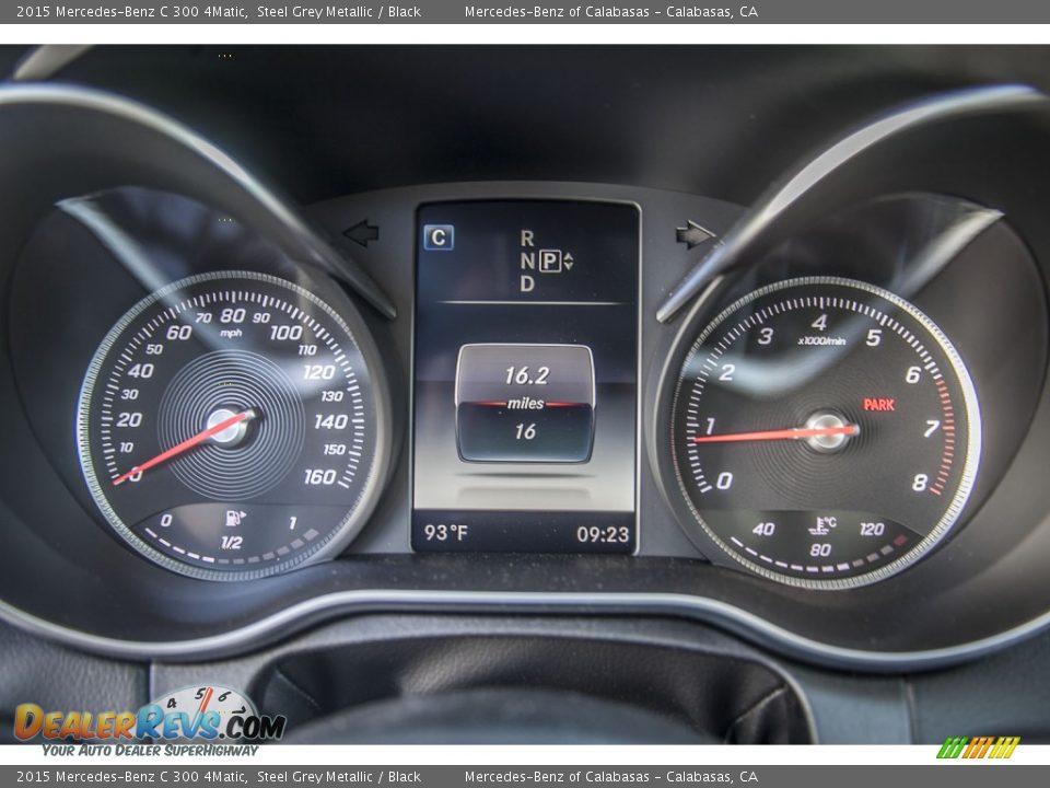 2015 Mercedes-Benz C 300 4Matic Gauges Photo #6