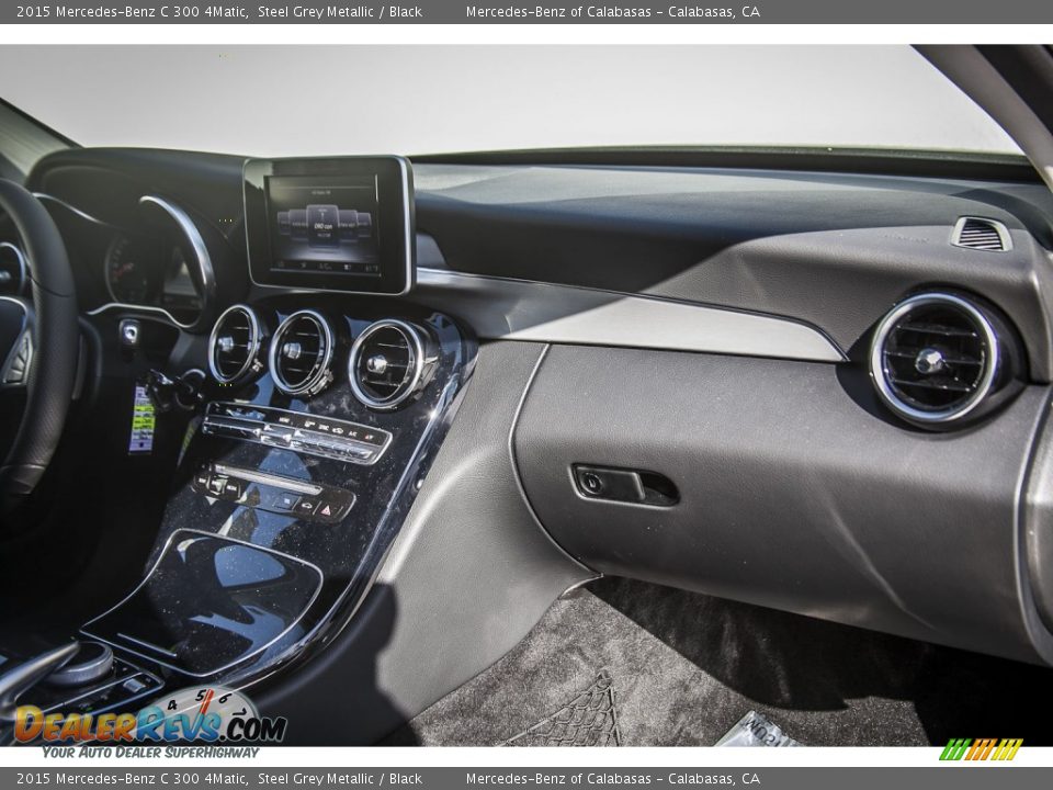2015 Mercedes-Benz C 300 4Matic Steel Grey Metallic / Black Photo #8