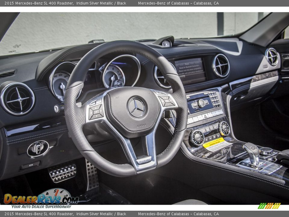 2015 Mercedes-Benz SL 400 Roadster Iridium Silver Metallic / Black Photo #5