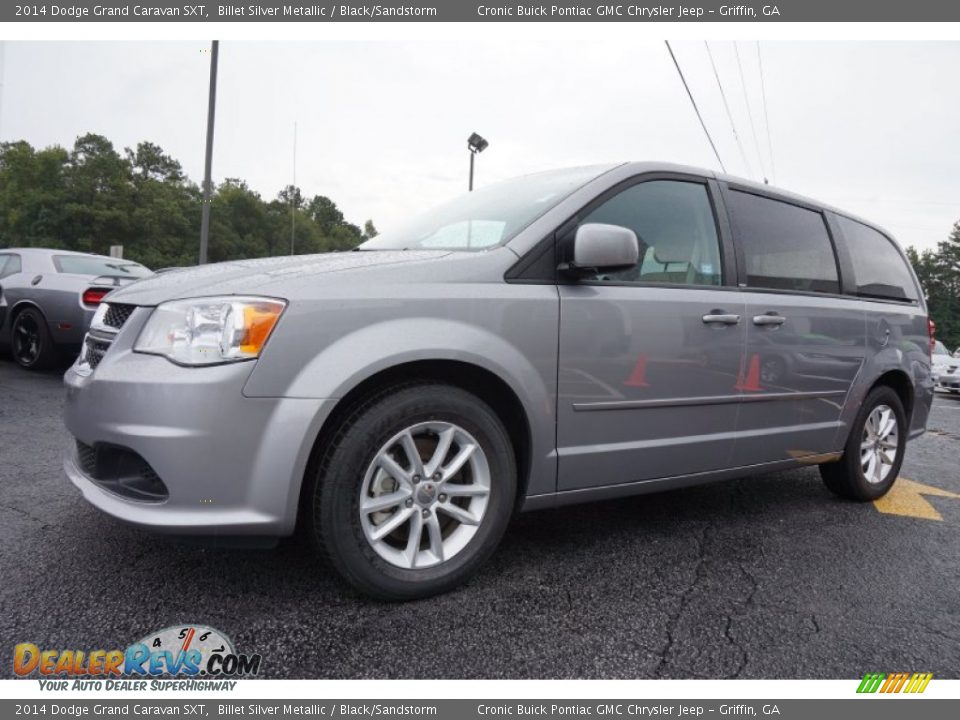 2014 Dodge Grand Caravan SXT Billet Silver Metallic / Black/Sandstorm Photo #3