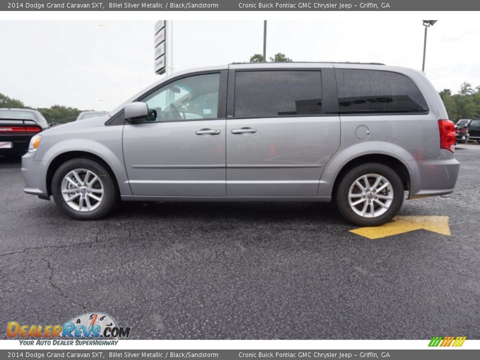 2014 Dodge Grand Caravan SXT Billet Silver Metallic / Black/Sandstorm Photo #4