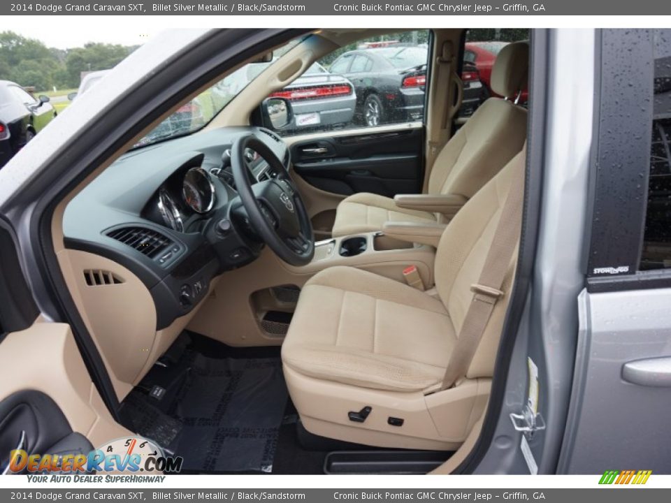 2014 Dodge Grand Caravan SXT Billet Silver Metallic / Black/Sandstorm Photo #9