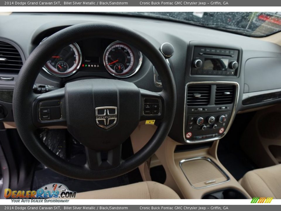 2014 Dodge Grand Caravan SXT Billet Silver Metallic / Black/Sandstorm Photo #10