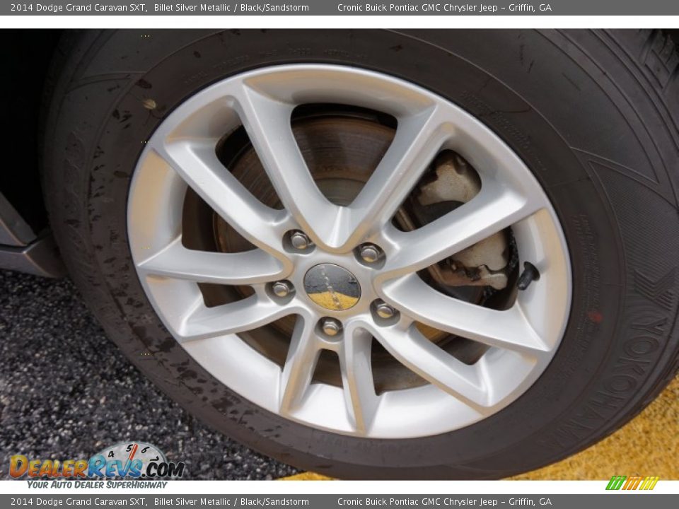 2014 Dodge Grand Caravan SXT Billet Silver Metallic / Black/Sandstorm Photo #16