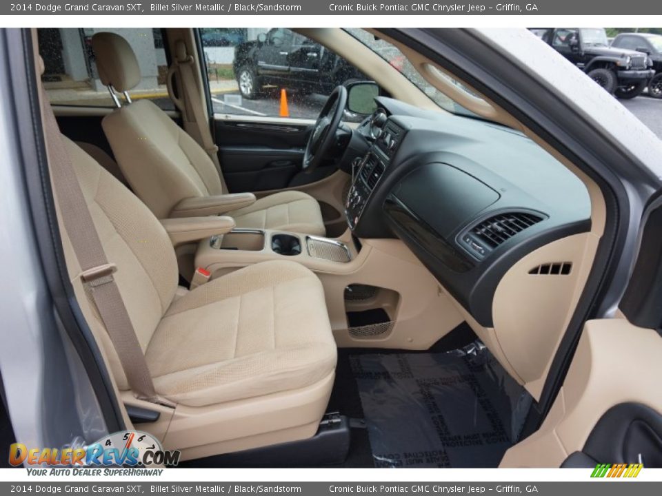 2014 Dodge Grand Caravan SXT Billet Silver Metallic / Black/Sandstorm Photo #21