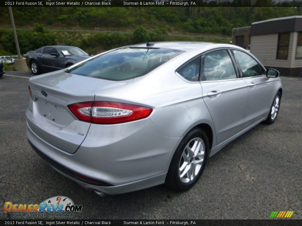 2013 Ford Fusion SE Ingot Silver Metallic / Charcoal Black Photo #2
