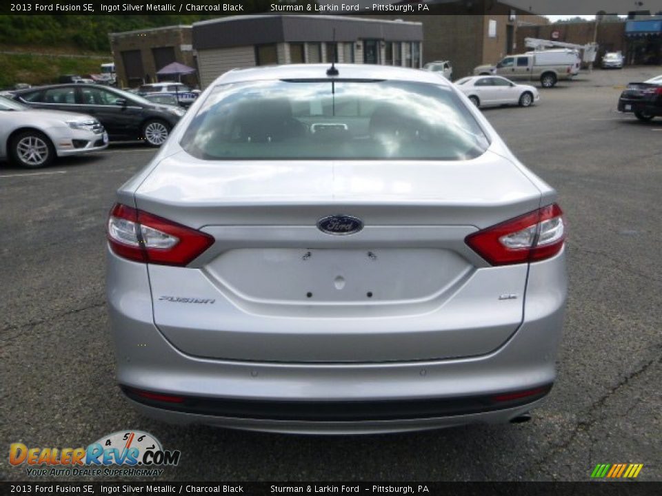 2013 Ford Fusion SE Ingot Silver Metallic / Charcoal Black Photo #3