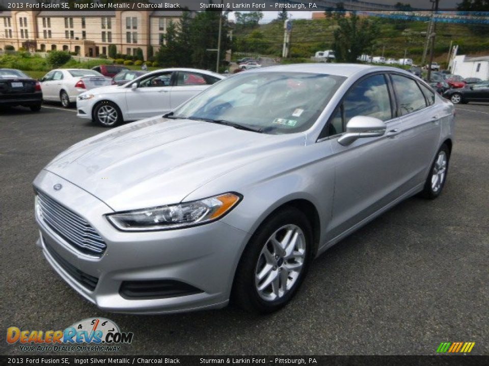 2013 Ford Fusion SE Ingot Silver Metallic / Charcoal Black Photo #5