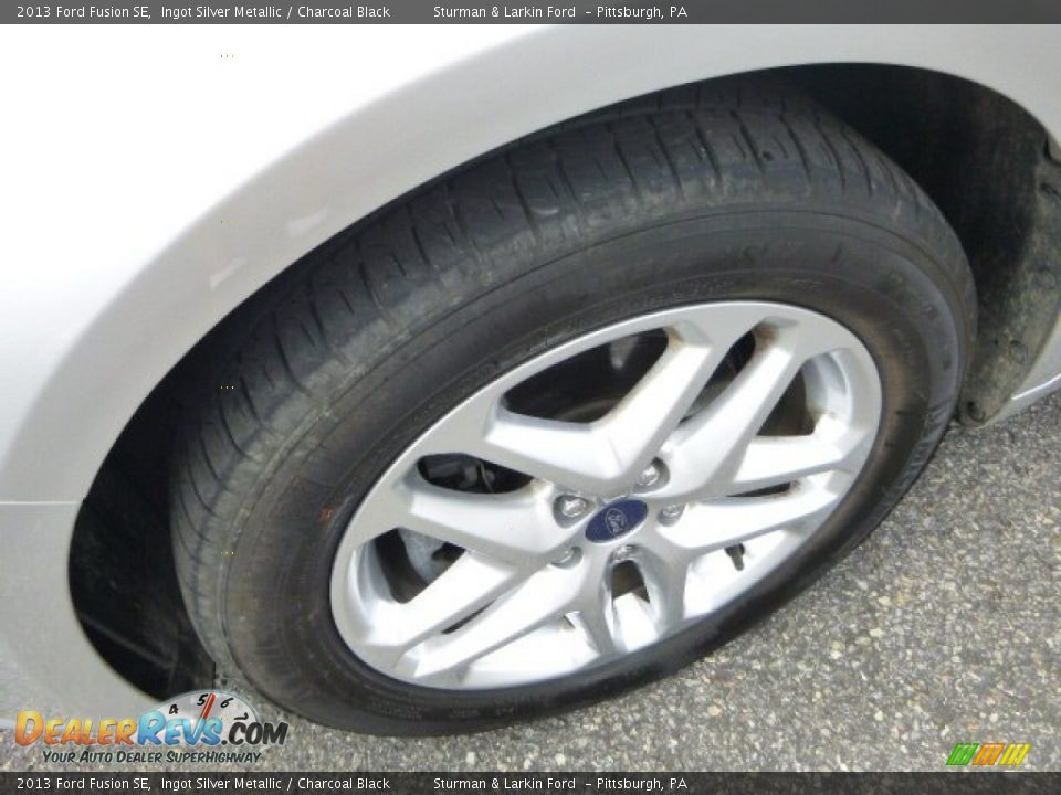 2013 Ford Fusion SE Ingot Silver Metallic / Charcoal Black Photo #7