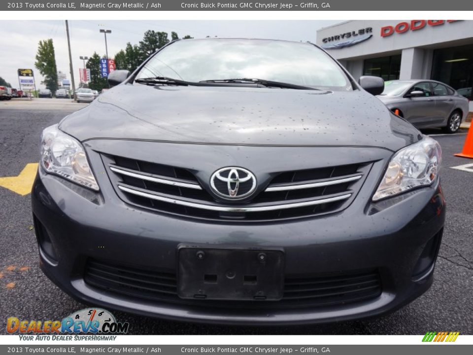 2013 Toyota Corolla LE Magnetic Gray Metallic / Ash Photo #2
