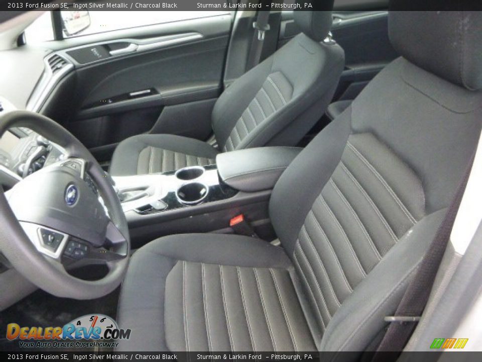 2013 Ford Fusion SE Ingot Silver Metallic / Charcoal Black Photo #8