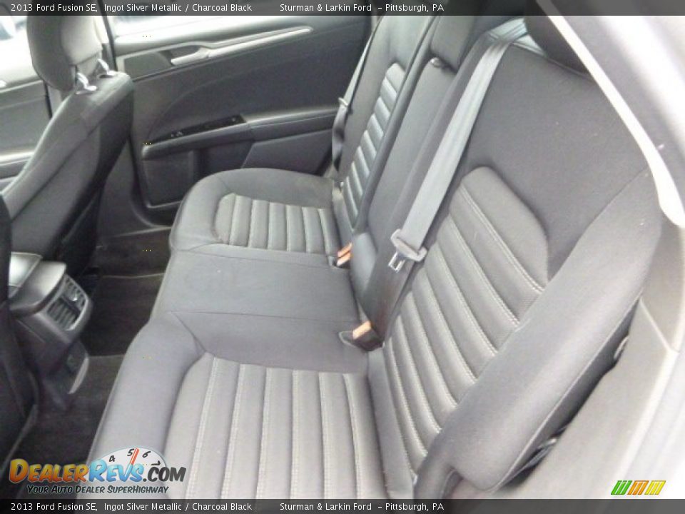 2013 Ford Fusion SE Ingot Silver Metallic / Charcoal Black Photo #9