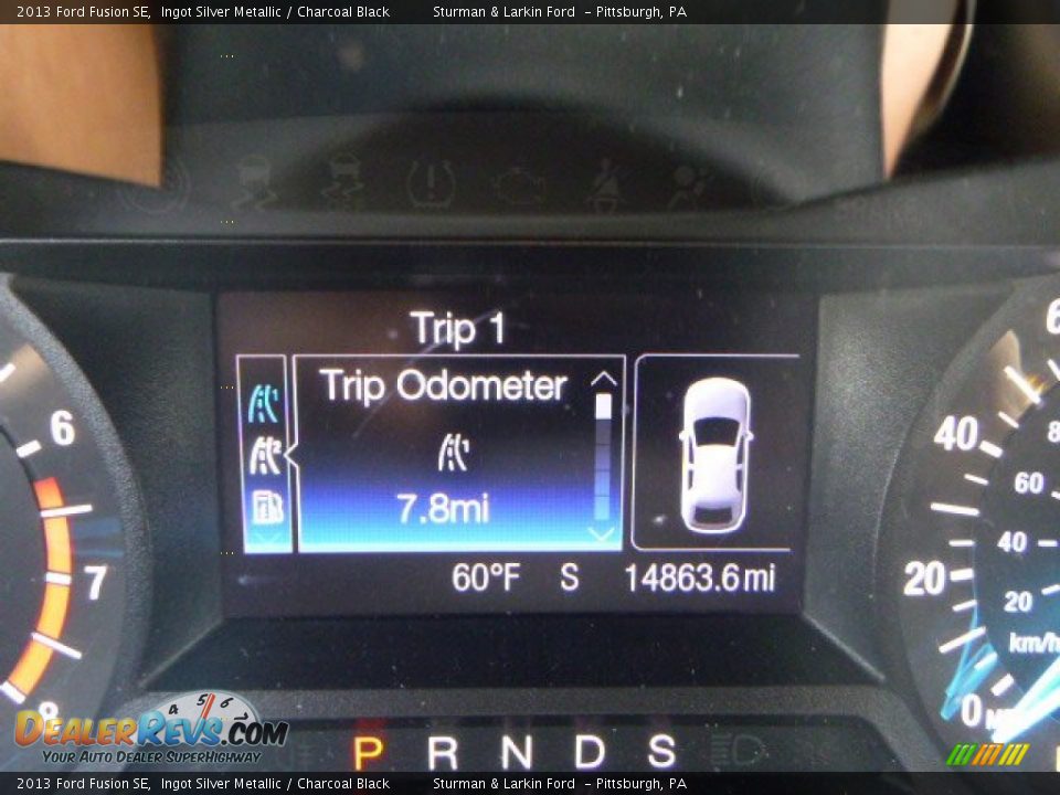 2013 Ford Fusion SE Ingot Silver Metallic / Charcoal Black Photo #14