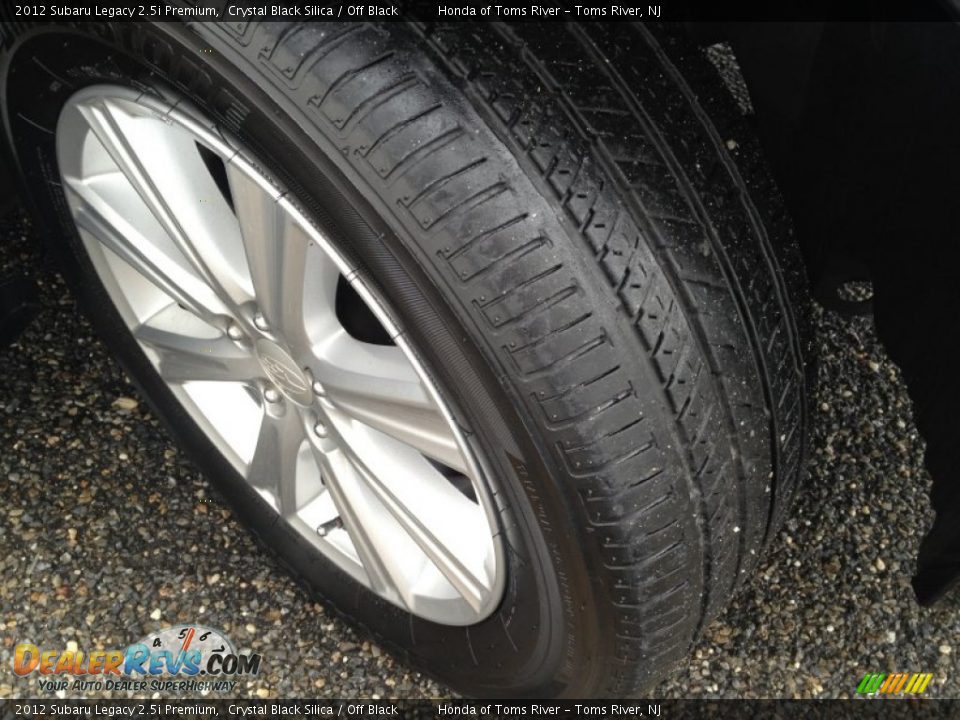 2012 Subaru Legacy 2.5i Premium Crystal Black Silica / Off Black Photo #2
