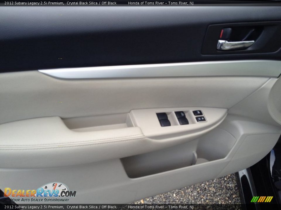 2012 Subaru Legacy 2.5i Premium Crystal Black Silica / Off Black Photo #14