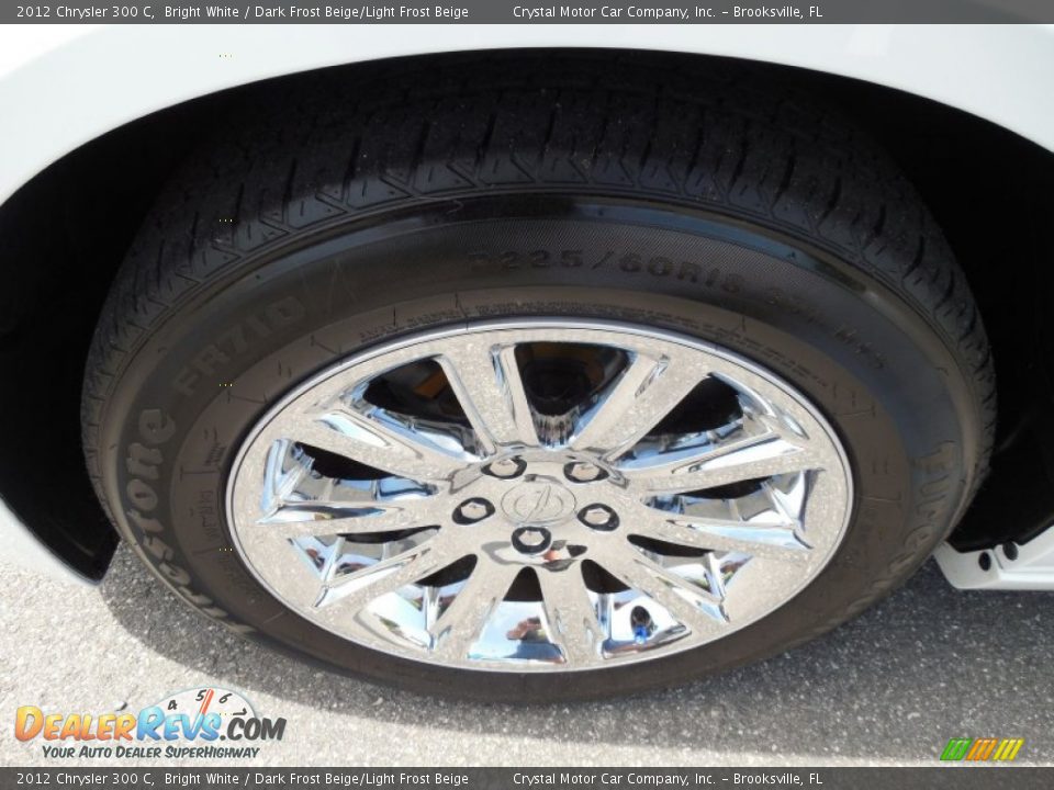 2012 Chrysler 300 C Bright White / Dark Frost Beige/Light Frost Beige Photo #14