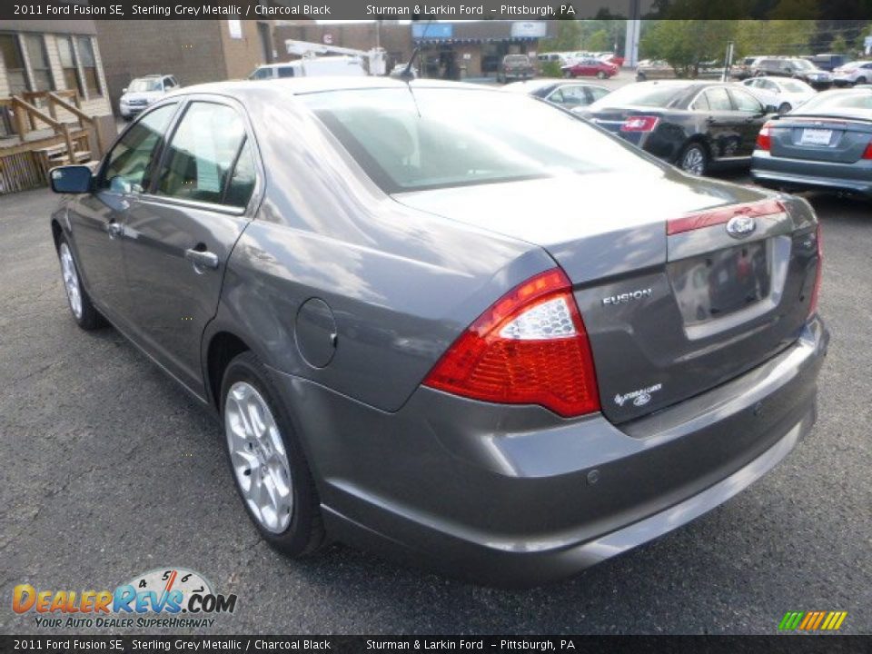 2011 Ford Fusion SE Sterling Grey Metallic / Charcoal Black Photo #4