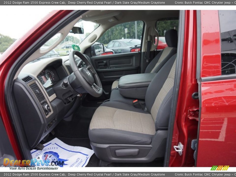 2012 Dodge Ram 1500 Express Crew Cab Deep Cherry Red Crystal Pearl / Dark Slate Gray/Medium Graystone Photo #9