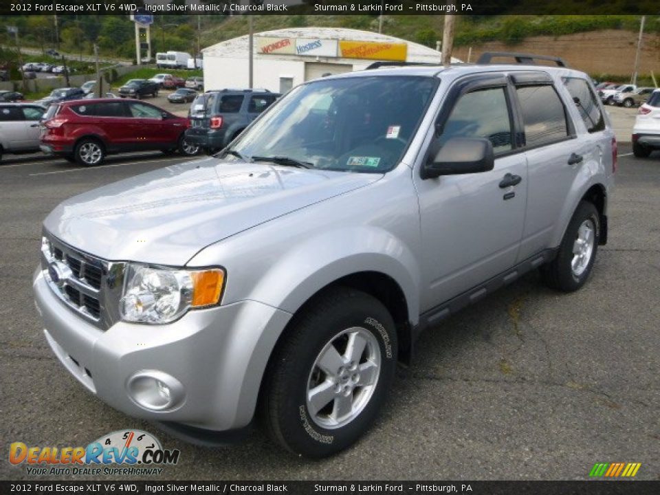 2012 Ford Escape XLT V6 4WD Ingot Silver Metallic / Charcoal Black Photo #5