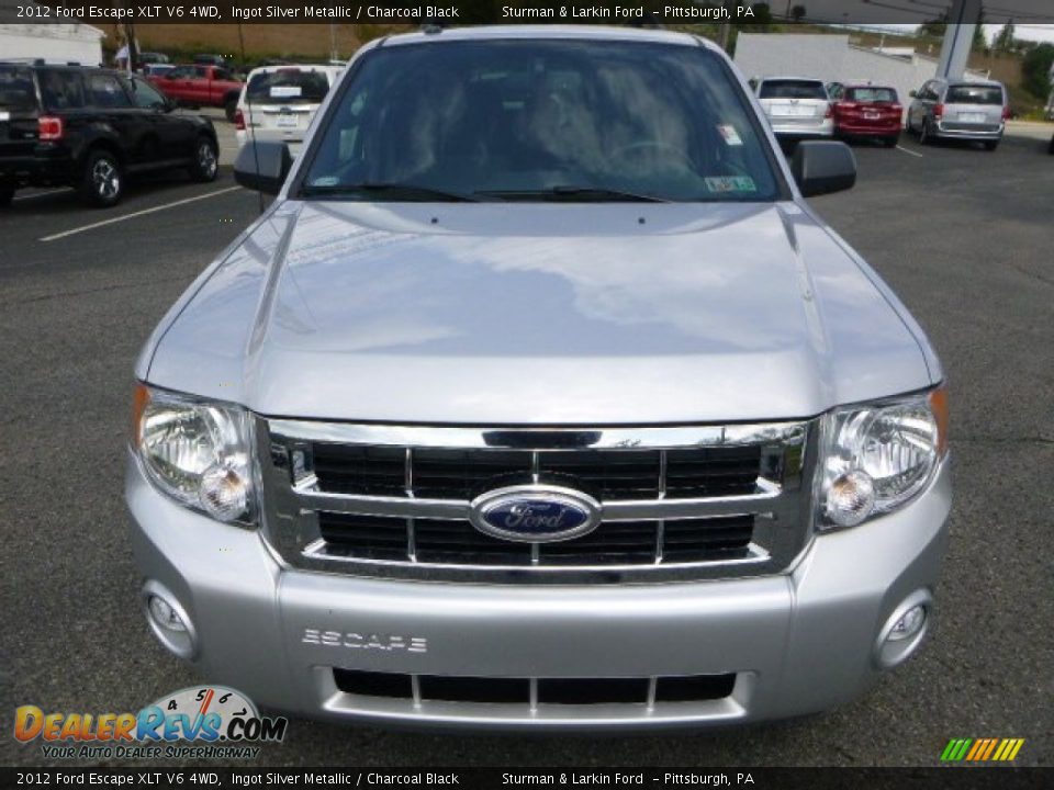2012 Ford Escape XLT V6 4WD Ingot Silver Metallic / Charcoal Black Photo #6