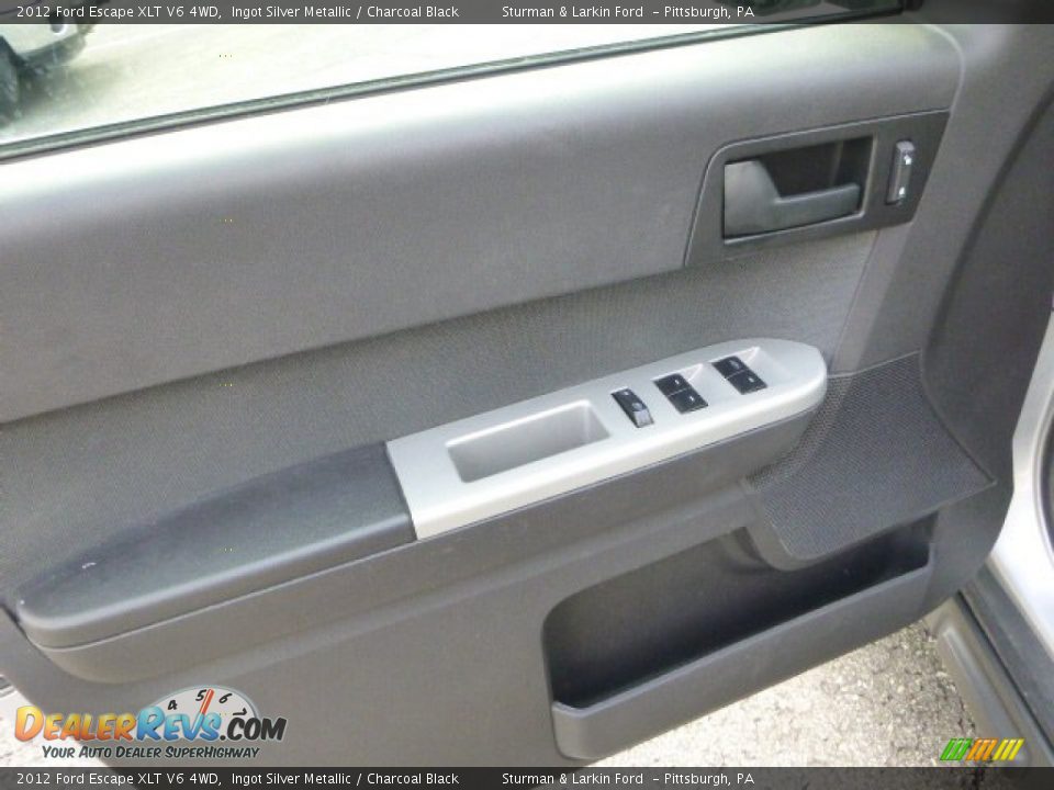 2012 Ford Escape XLT V6 4WD Ingot Silver Metallic / Charcoal Black Photo #11