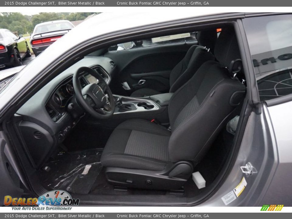 Black Interior - 2015 Dodge Challenger SXT Photo #9