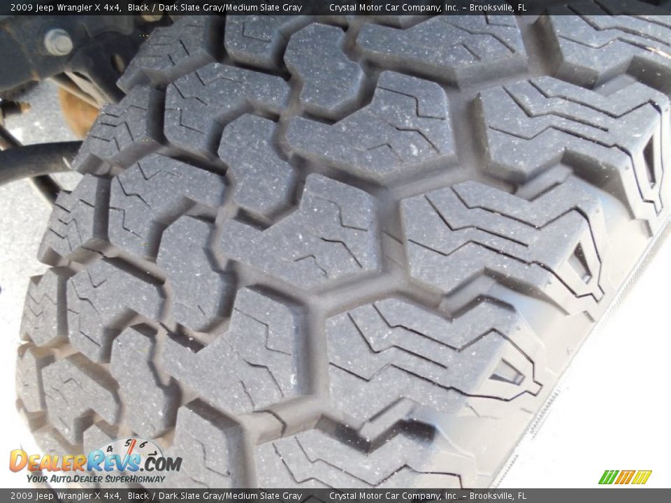 2009 Jeep Wrangler X 4x4 Black / Dark Slate Gray/Medium Slate Gray Photo #15