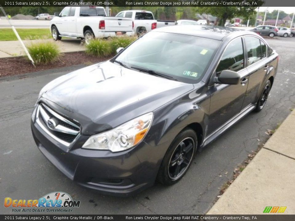 2011 Subaru Legacy 2.5i Graphite Gray Metallic / Off-Black Photo #4