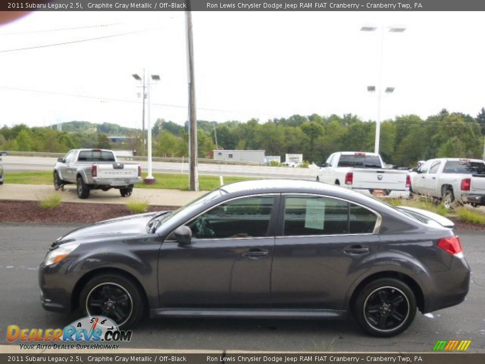2011 Subaru Legacy 2.5i Graphite Gray Metallic / Off-Black Photo #5