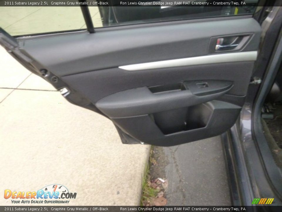 2011 Subaru Legacy 2.5i Graphite Gray Metallic / Off-Black Photo #13
