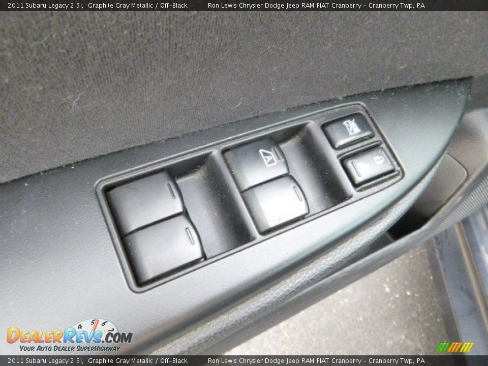 2011 Subaru Legacy 2.5i Graphite Gray Metallic / Off-Black Photo #14