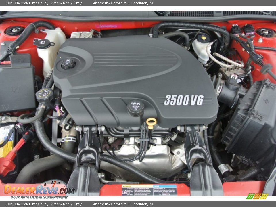 2009 Chevrolet Impala LS Victory Red / Gray Photo #22