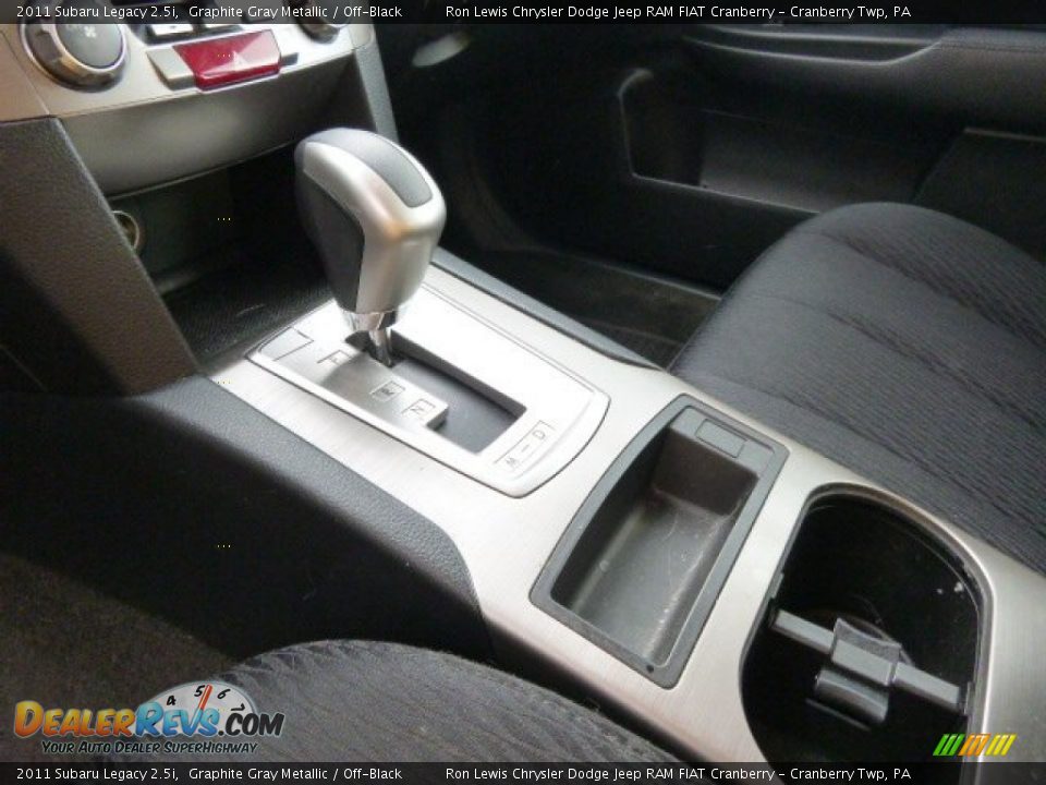 2011 Subaru Legacy 2.5i Graphite Gray Metallic / Off-Black Photo #16