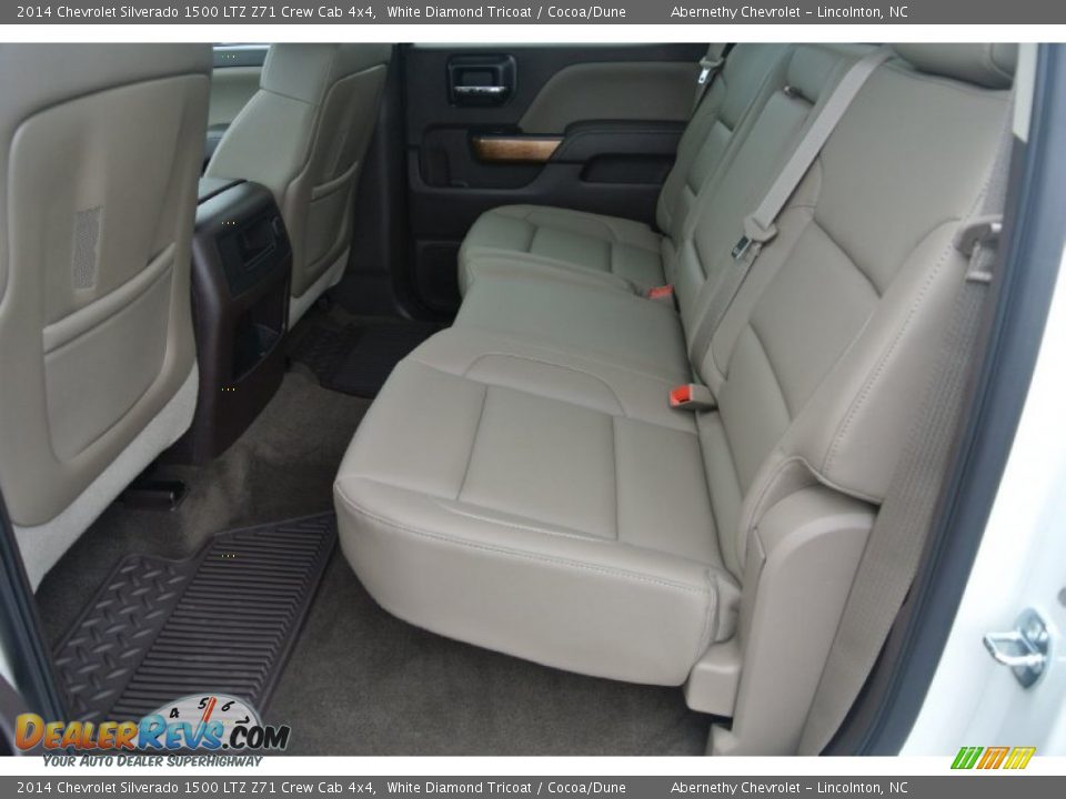 2014 Chevrolet Silverado 1500 LTZ Z71 Crew Cab 4x4 White Diamond Tricoat / Cocoa/Dune Photo #17