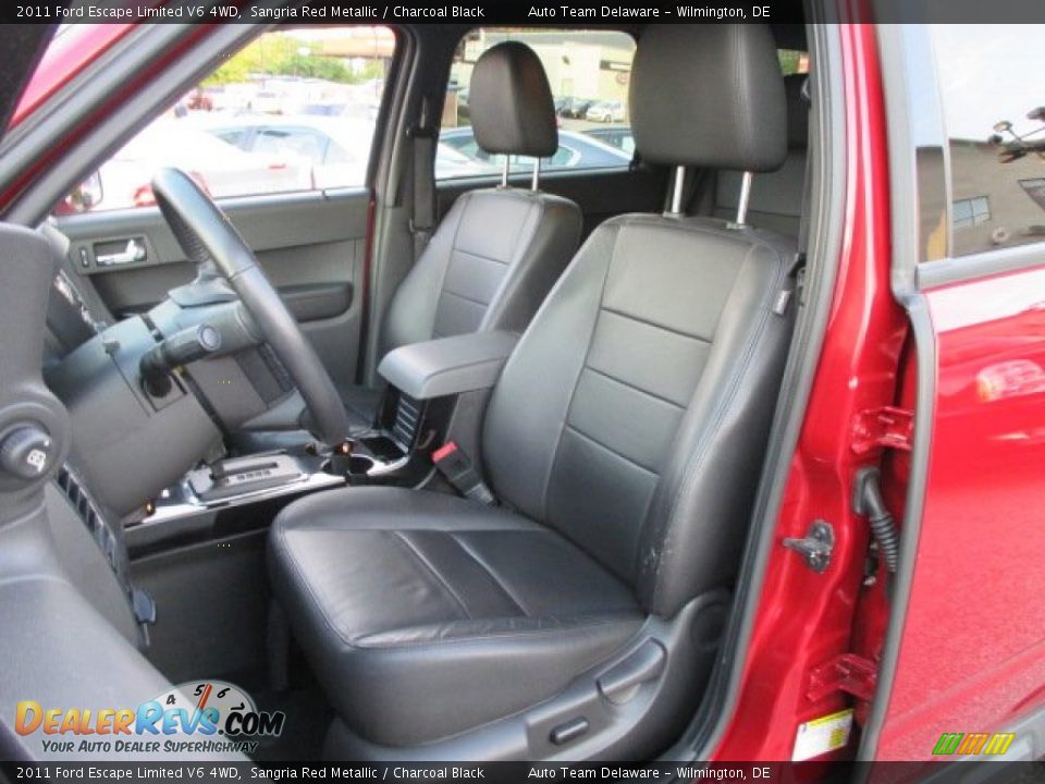 2011 Ford Escape Limited V6 4WD Sangria Red Metallic / Charcoal Black Photo #10