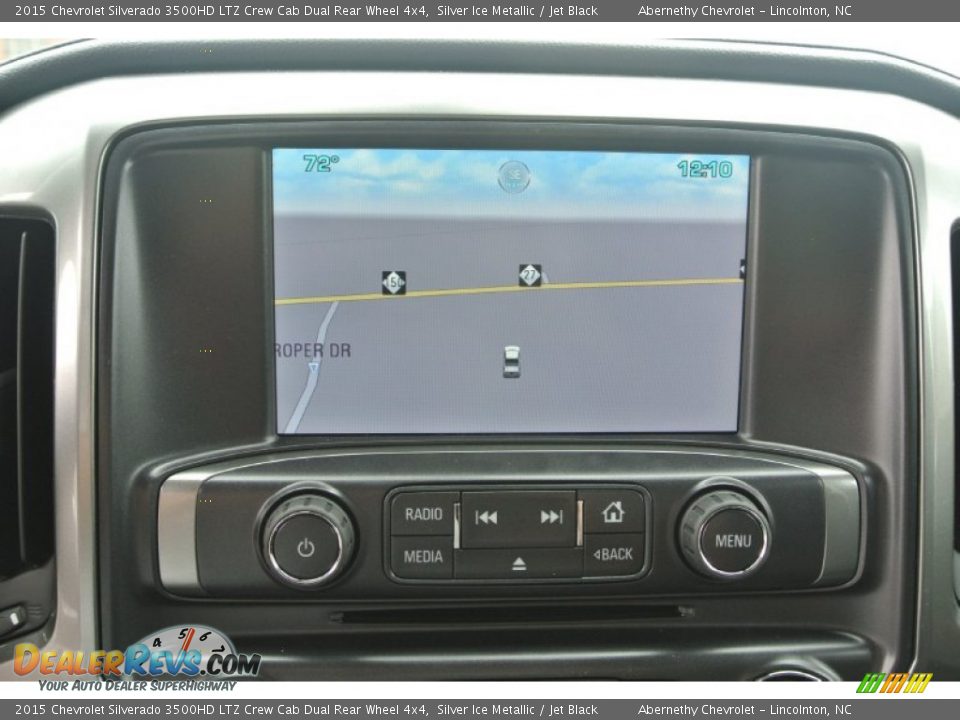 2015 Chevrolet Silverado 3500HD LTZ Crew Cab Dual Rear Wheel 4x4 Silver Ice Metallic / Jet Black Photo #12