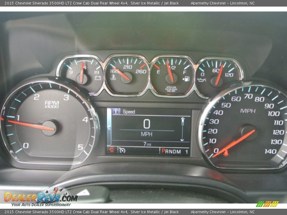 2015 Chevrolet Silverado 3500HD LTZ Crew Cab Dual Rear Wheel 4x4 Gauges Photo #15